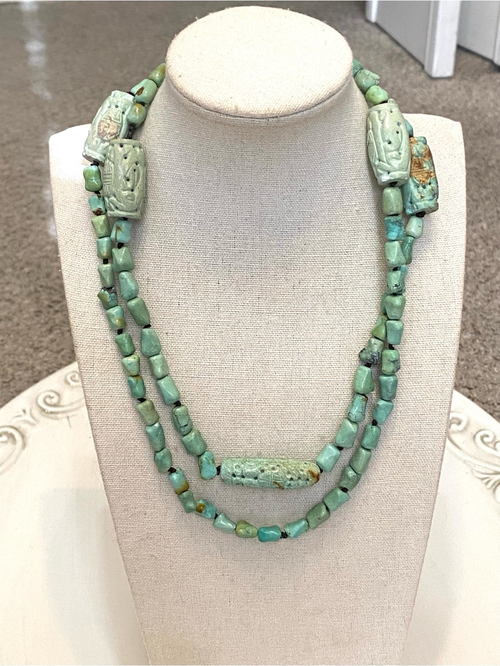 Vintage Chinese Turquoise Necklace
